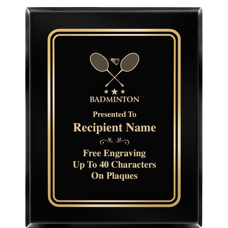 8" X 10" EBONY HERITAGE PLAQUE