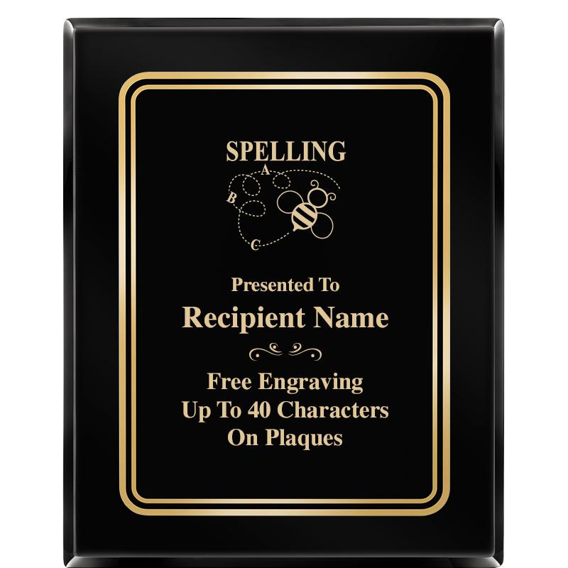 8" X 10" EBONY HERITAGE PLAQUE