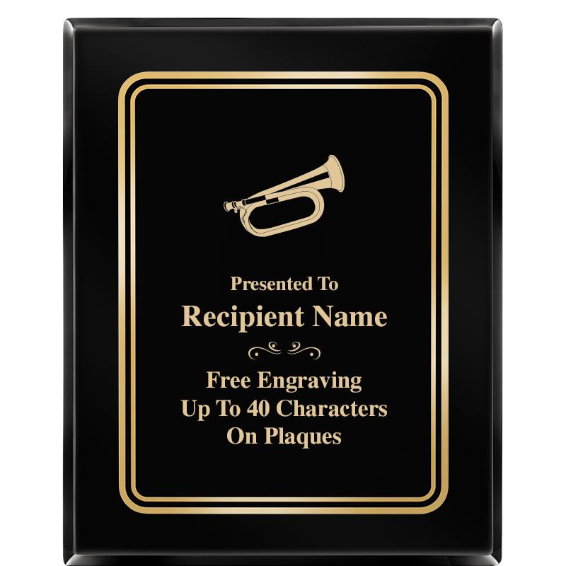 8" X 10" EBONY HERITAGE PLAQUE