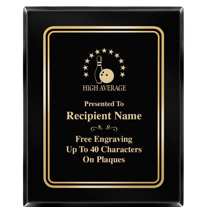 8" X 10" EBONY HERITAGE PLAQUE