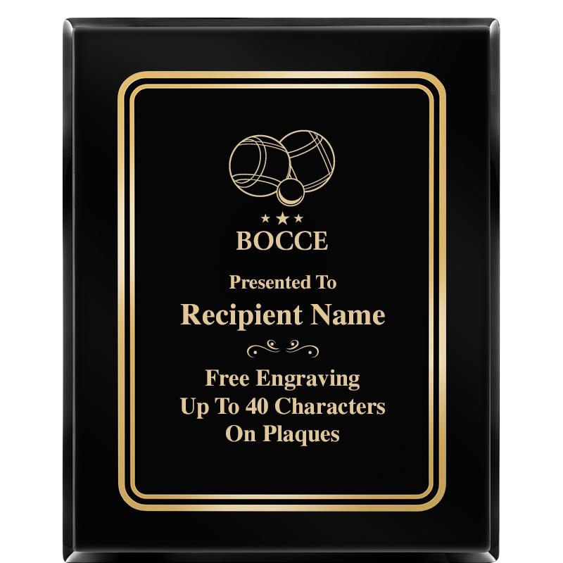 8" X 10" EBONY HERITAGE PLAQUE