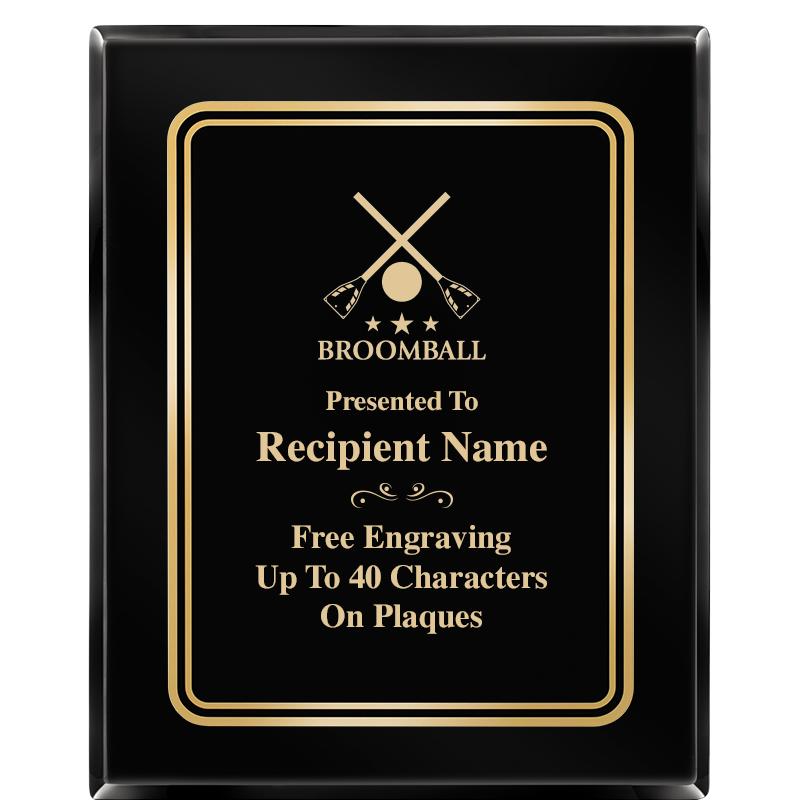 8" X 10" EBONY HERITAGE PLAQUE