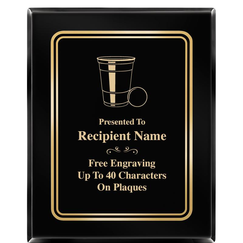 8" X 10" EBONY HERITAGE PLAQUE