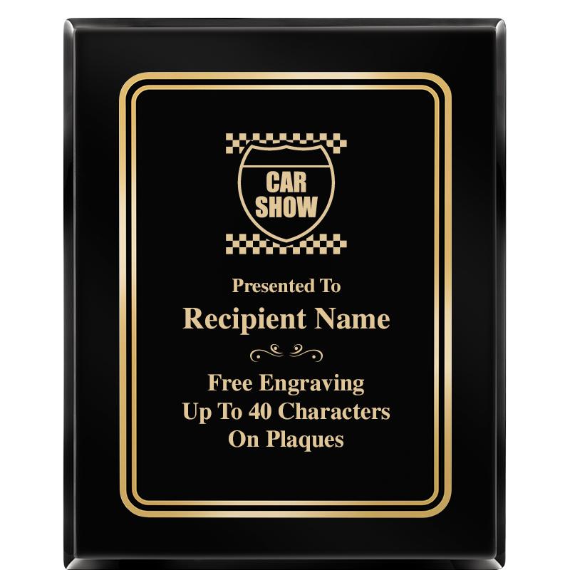 8" X 10" EBONY HERITAGE PLAQUE