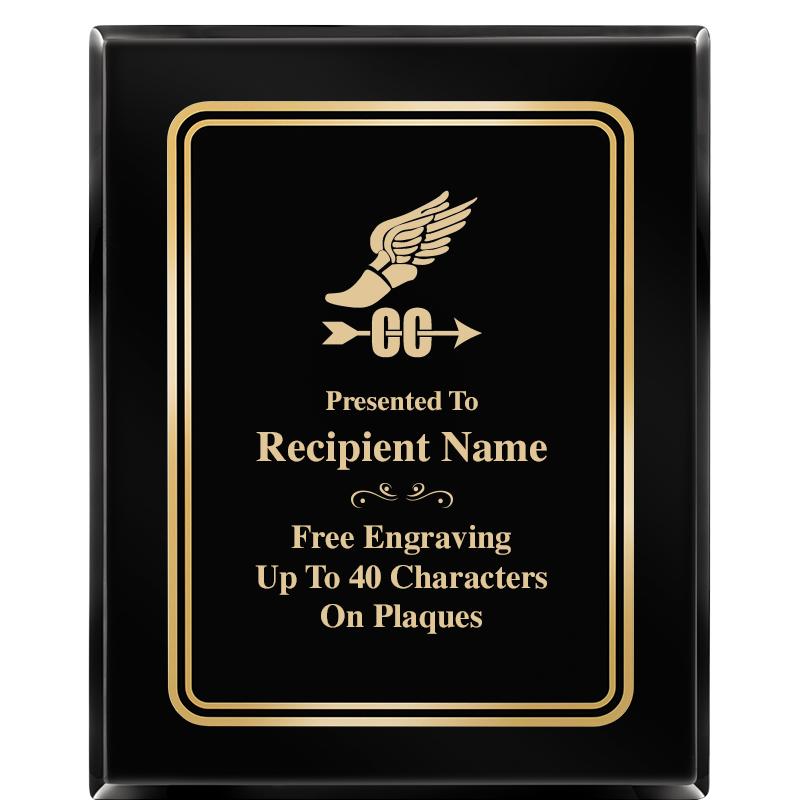 8" X 10" EBONY HERITAGE PLAQUE