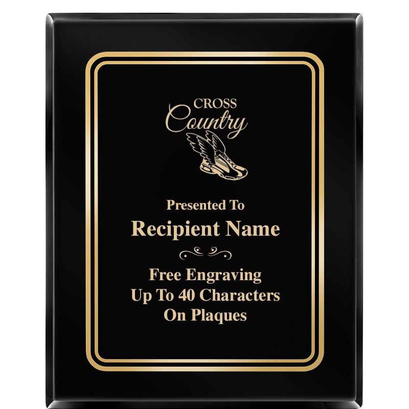 8" X 10" EBONY HERITAGE PLAQUE