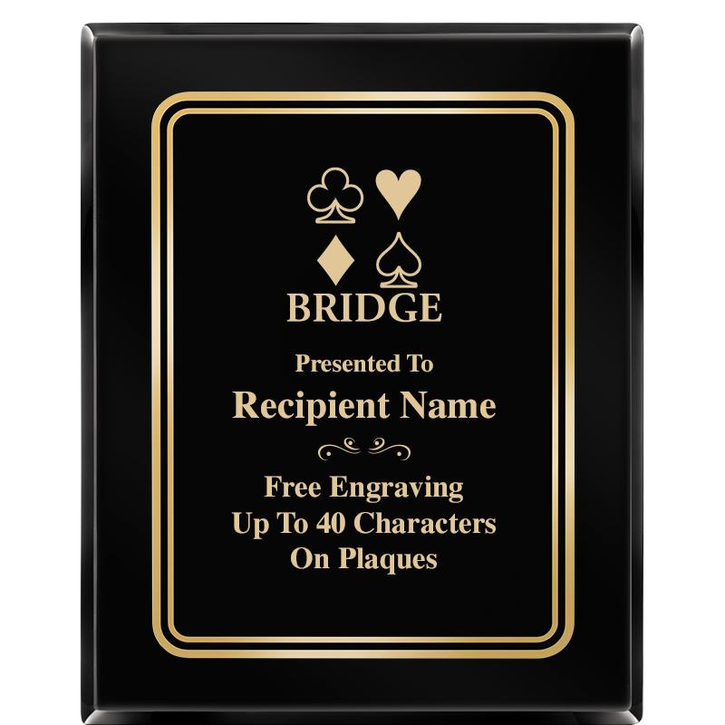 8" X 10" EBONY HERITAGE PLAQUE