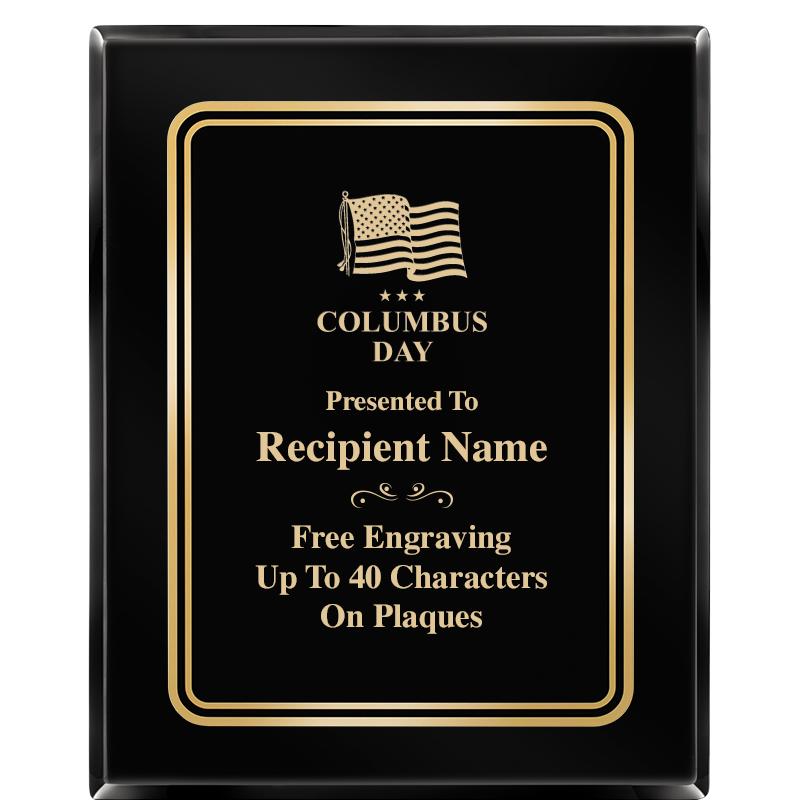 8" X 10" EBONY HERITAGE PLAQUE