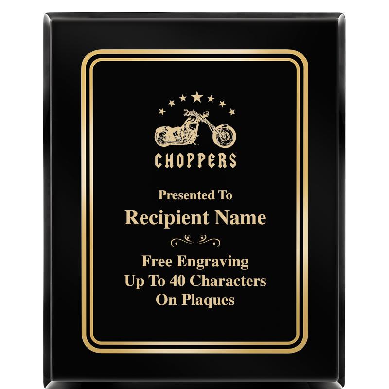 8" X 10" EBONY HERITAGE PLAQUE