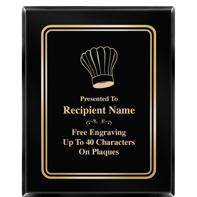 8" X 10" EBONY HERITAGE PLAQUE