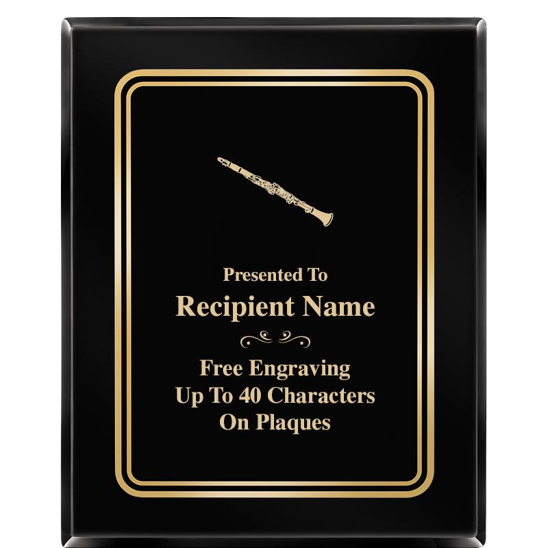 8" X 10" EBONY HERITAGE PLAQUE