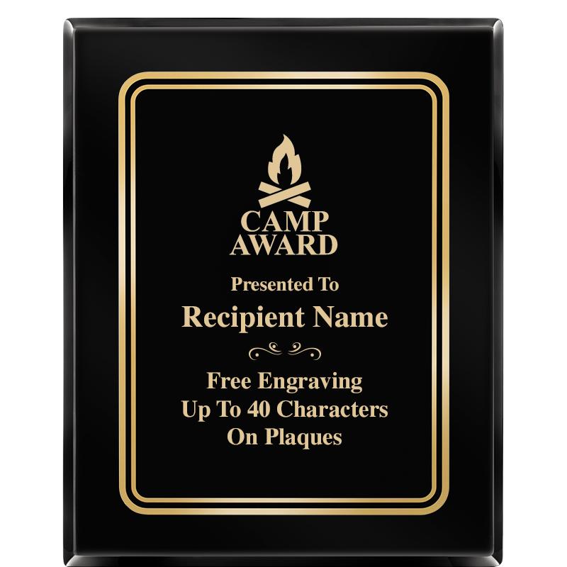 8" X 10" EBONY HERITAGE PLAQUE