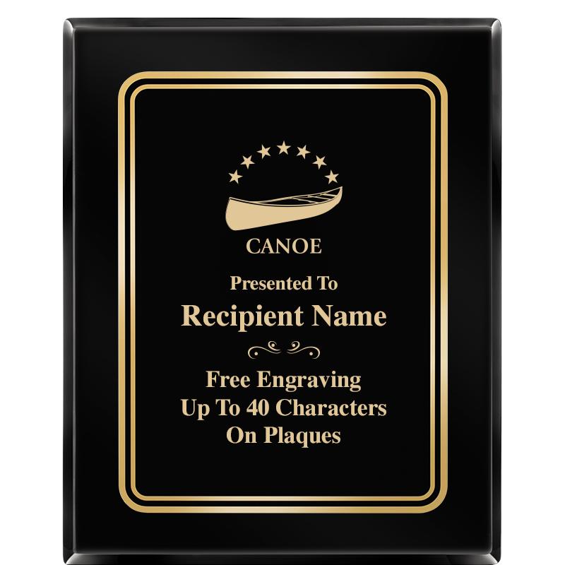 8" X 10" EBONY HERITAGE PLAQUE