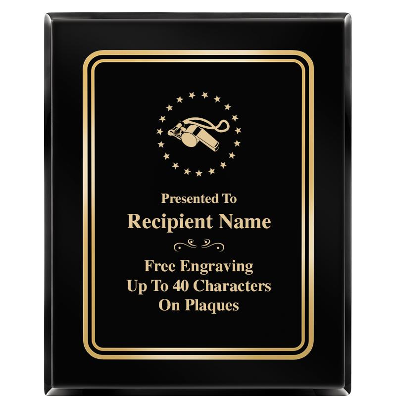 8" X 10" EBONY HERITAGE PLAQUE