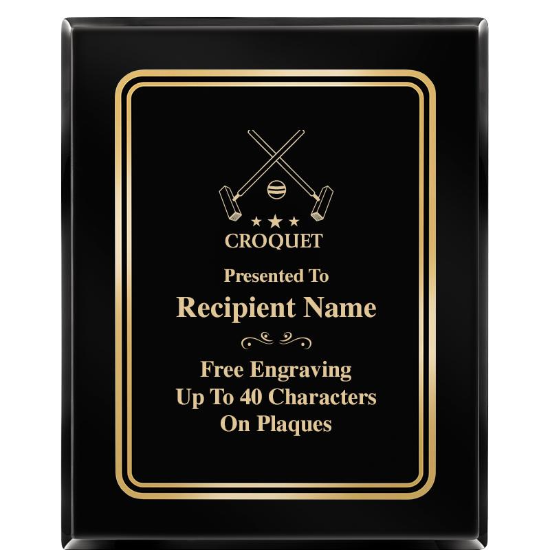 8" X 10" EBONY HERITAGE PLAQUE