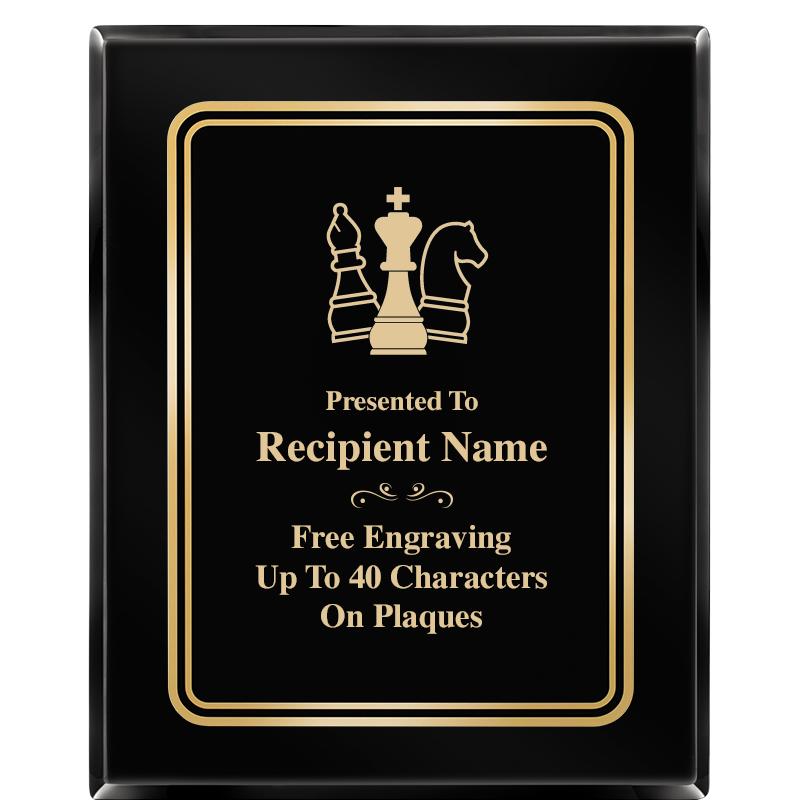 8" X 10" EBONY HERITAGE PLAQUE