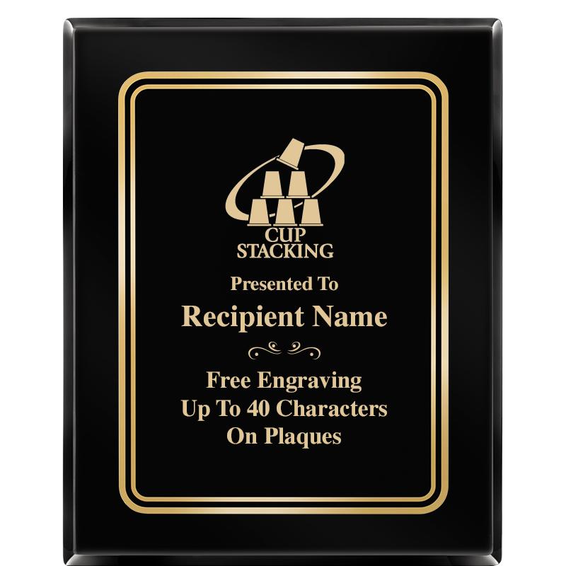 8" X 10" EBONY HERITAGE PLAQUE