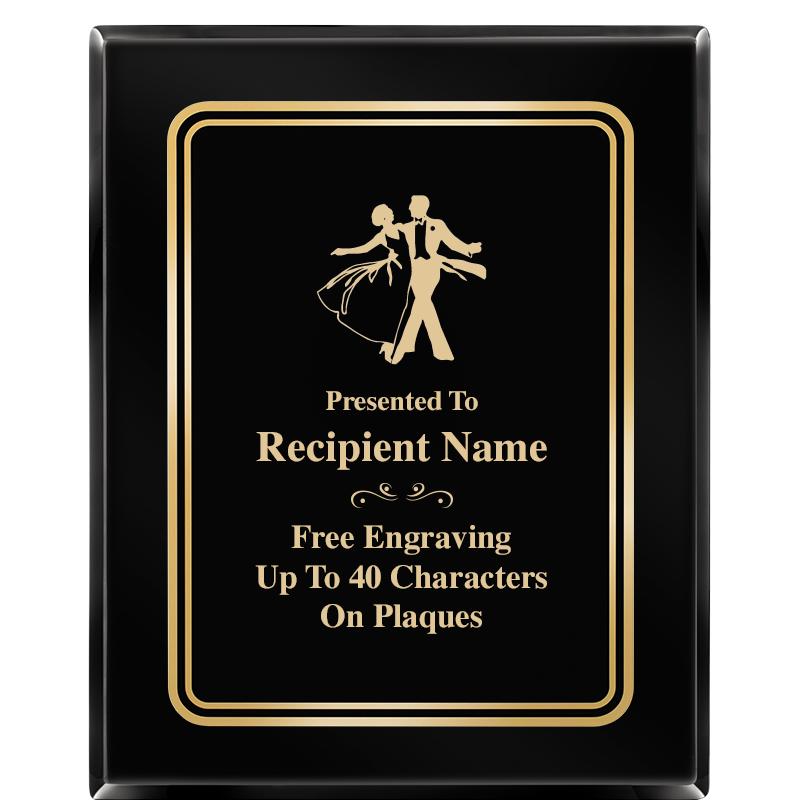 8" X 10" EBONY HERITAGE PLAQUE