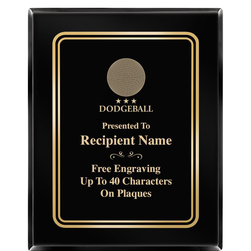 8" X 10" EBONY HERITAGE PLAQUE