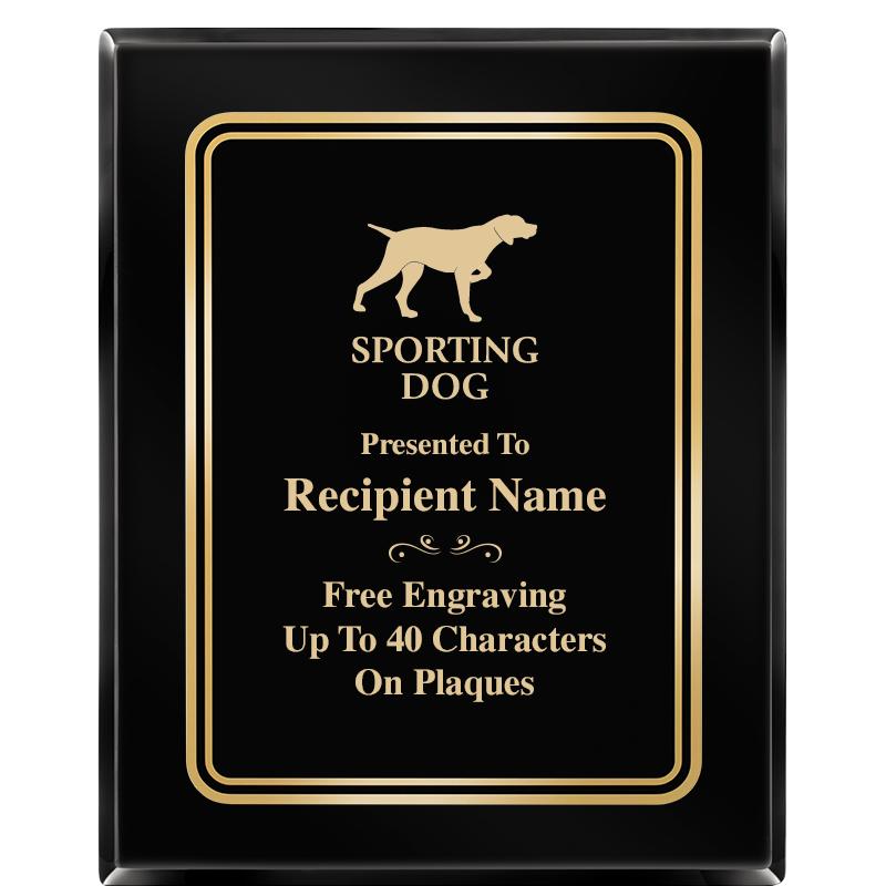 8" X 10" EBONY HERITAGE PLAQUE