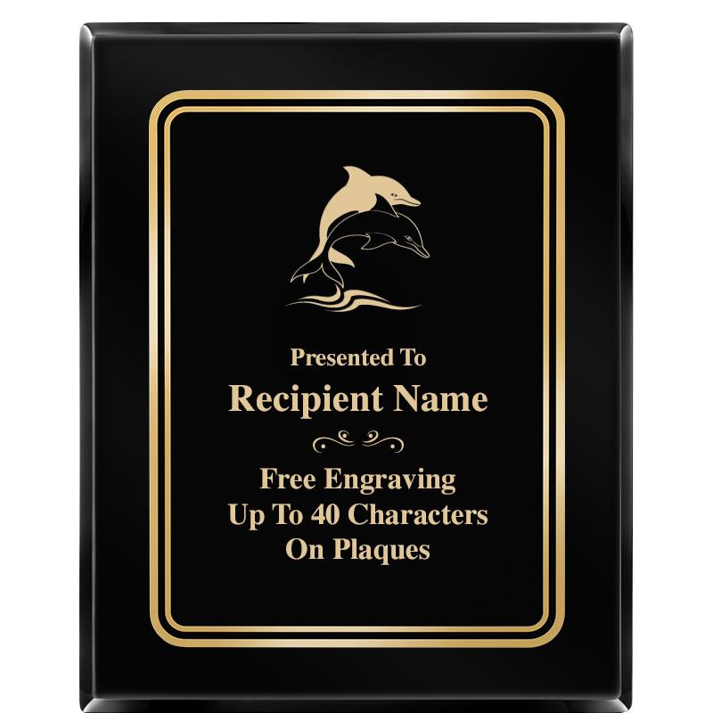 8" X 10" EBONY HERITAGE PLAQUE