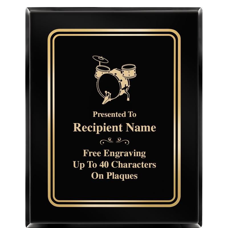 8" X 10" EBONY HERITAGE PLAQUE