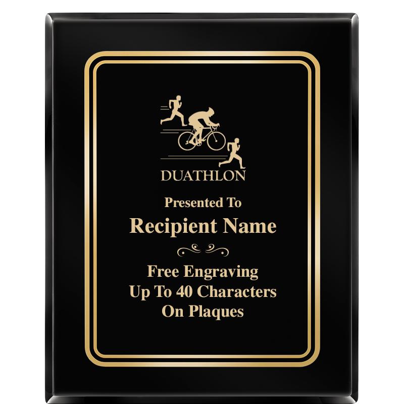 8" X 10" EBONY HERITAGE PLAQUE