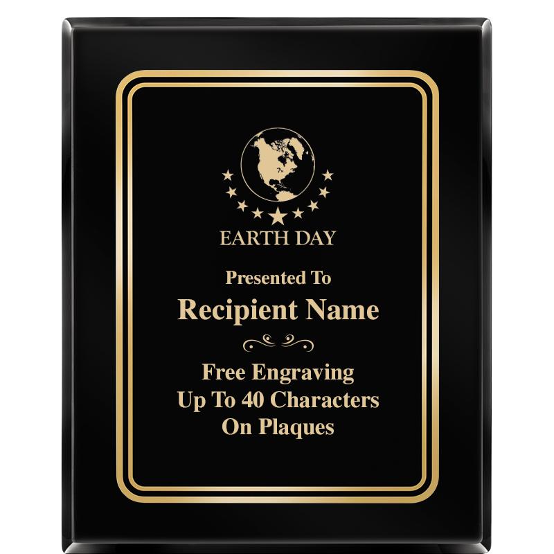 8" X 10" EBONY HERITAGE PLAQUE