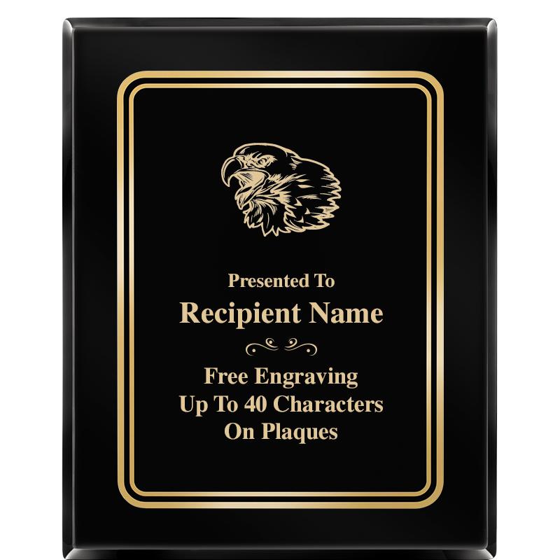 8" X 10" EBONY HERITAGE PLAQUE