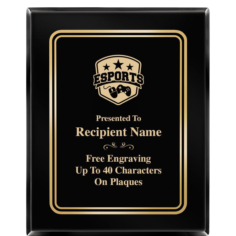 8" X 10" EBONY HERITAGE PLAQUE