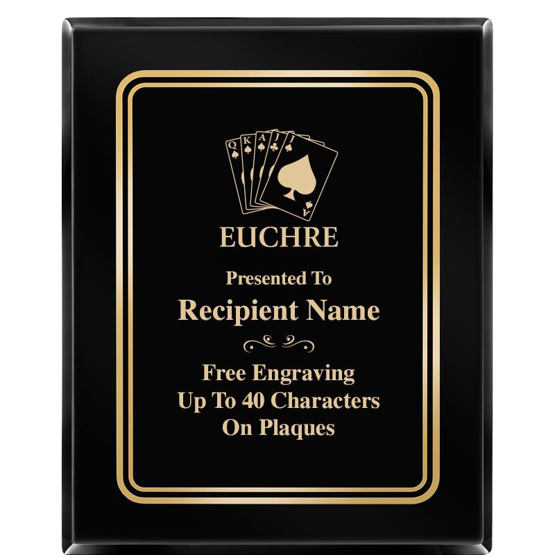 8" X 10" EBONY HERITAGE PLAQUE