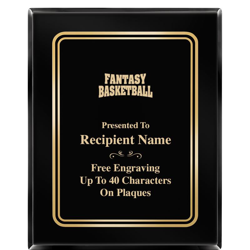 8" X 10" EBONY HERITAGE PLAQUE