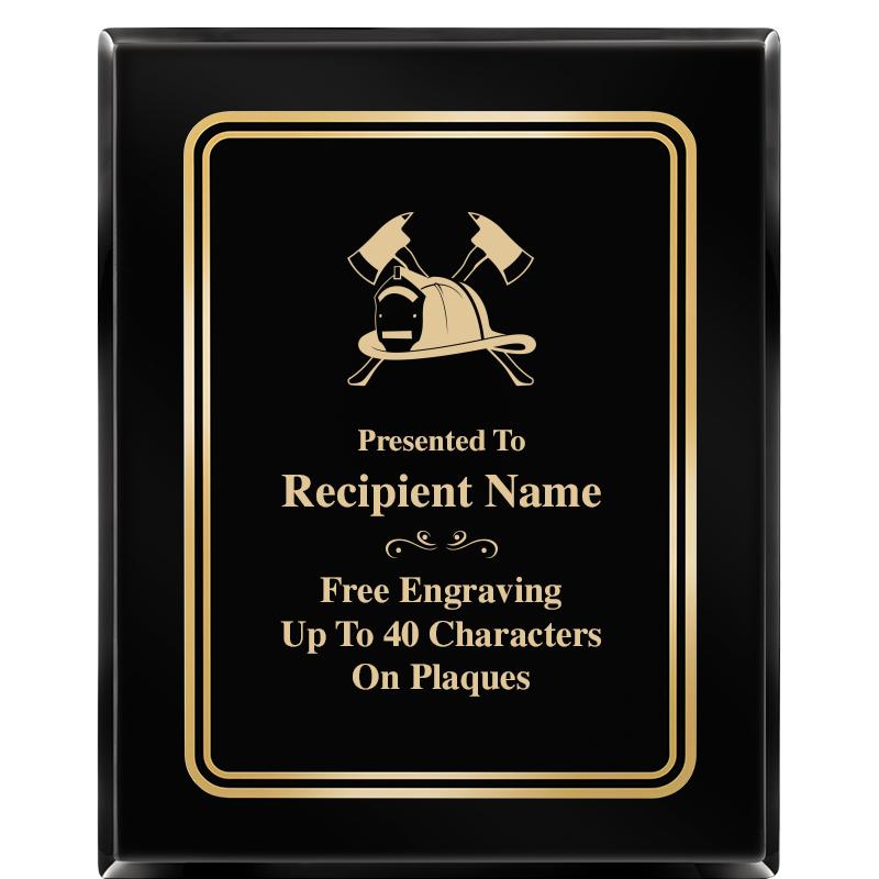 8" X 10" EBONY HERITAGE PLAQUE