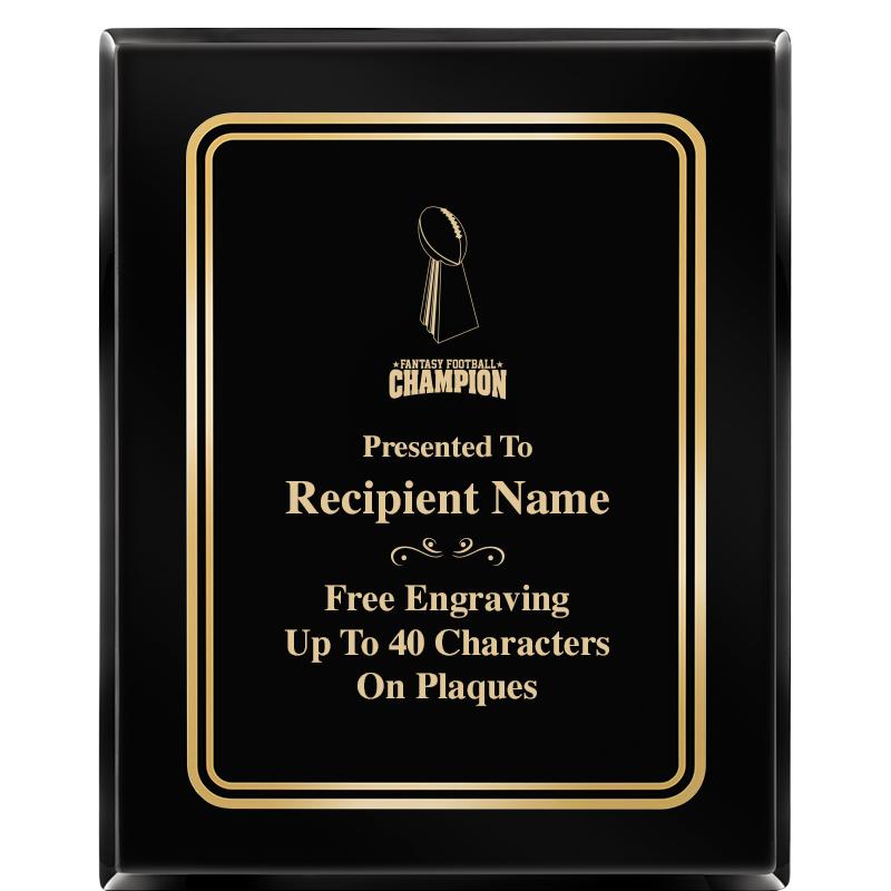 8" X 10" EBONY HERITAGE PLAQUE