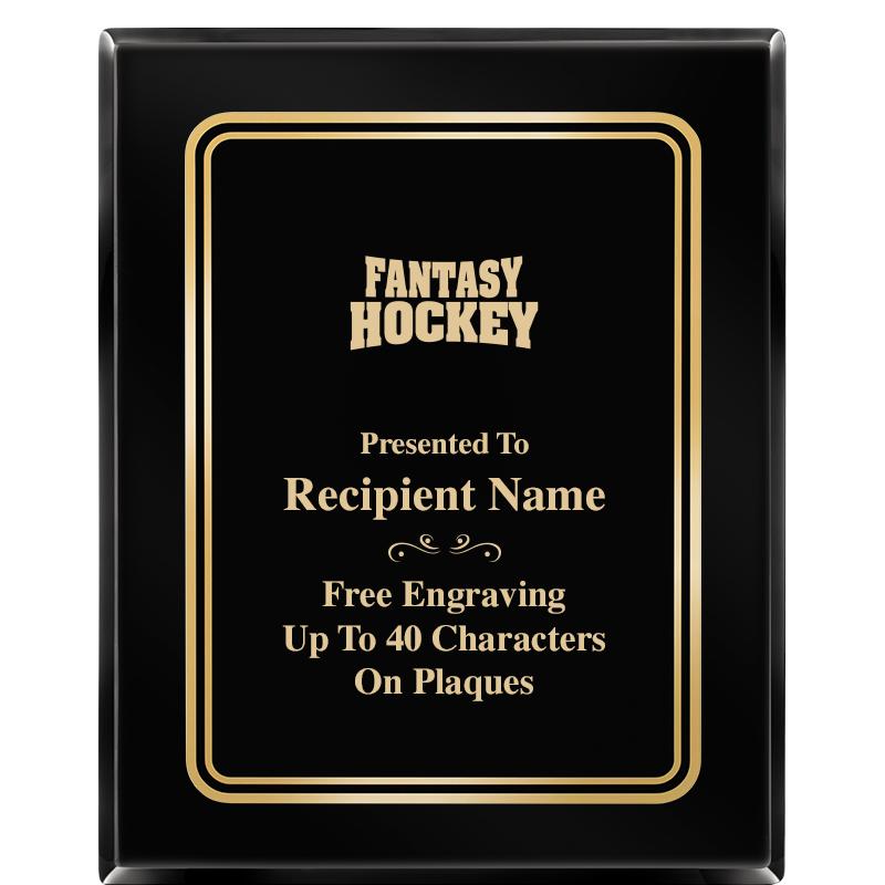 8" X 10" EBONY HERITAGE PLAQUE