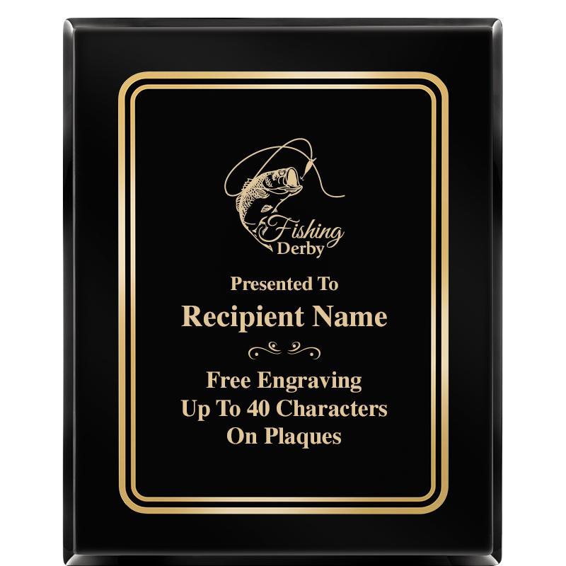 8" X 10" EBONY HERITAGE PLAQUE