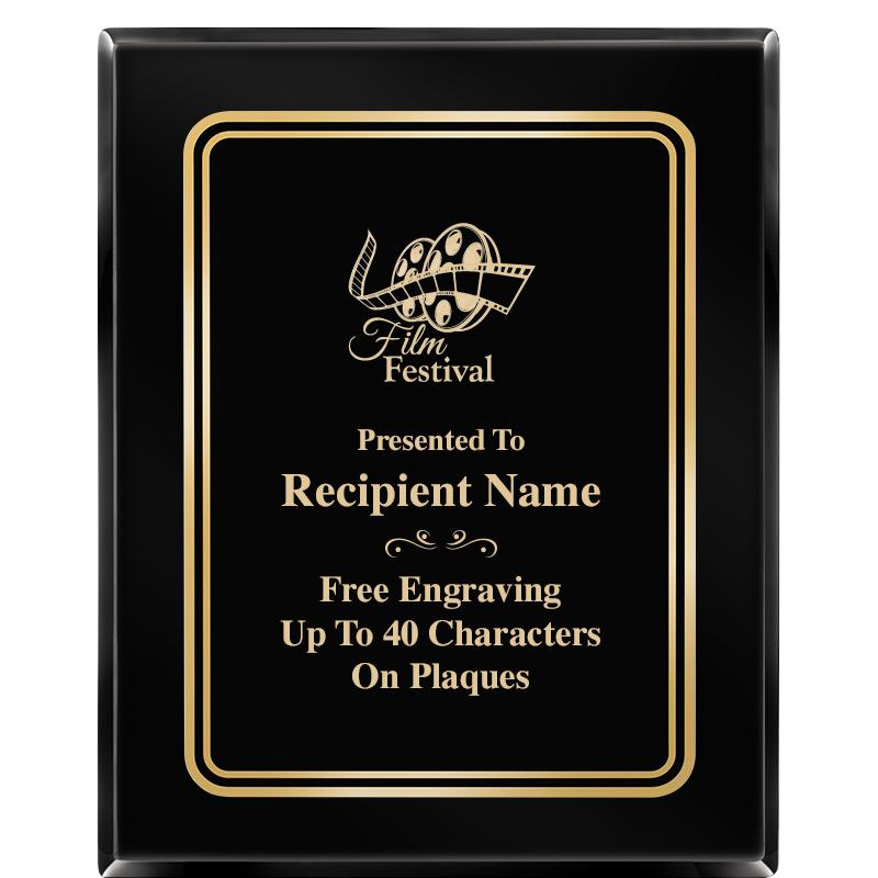 8" X 10" EBONY HERITAGE PLAQUE