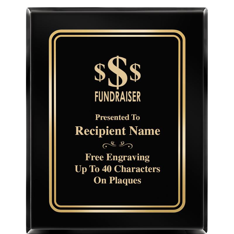 8" X 10" EBONY HERITAGE PLAQUE