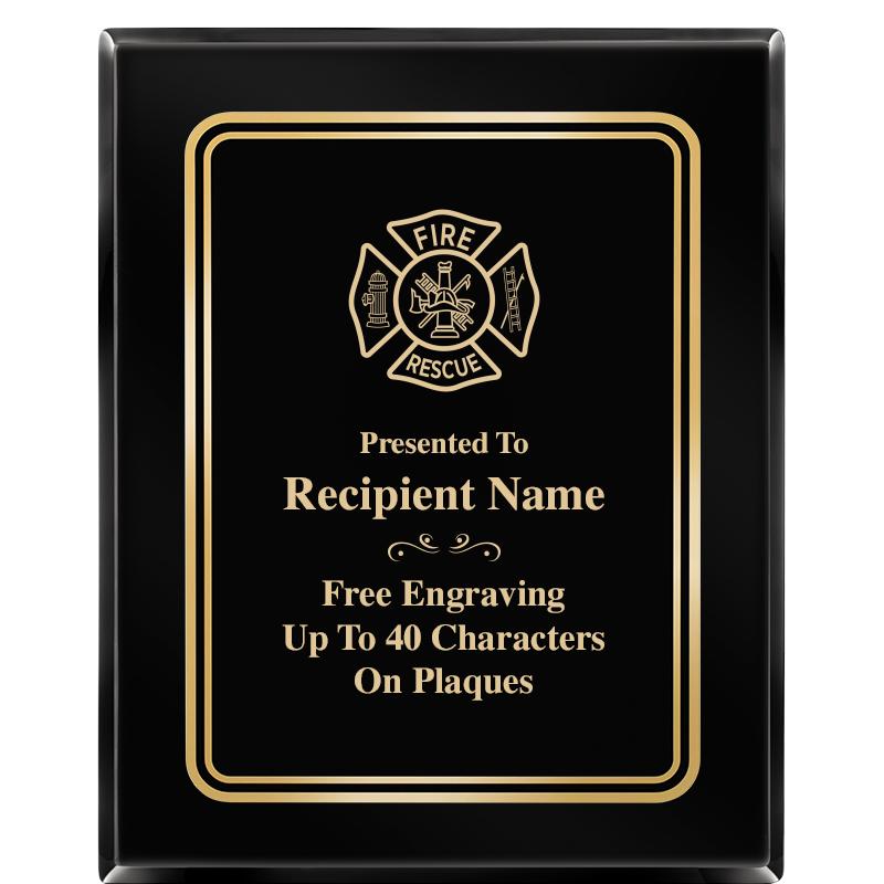 8" X 10" EBONY HERITAGE PLAQUE