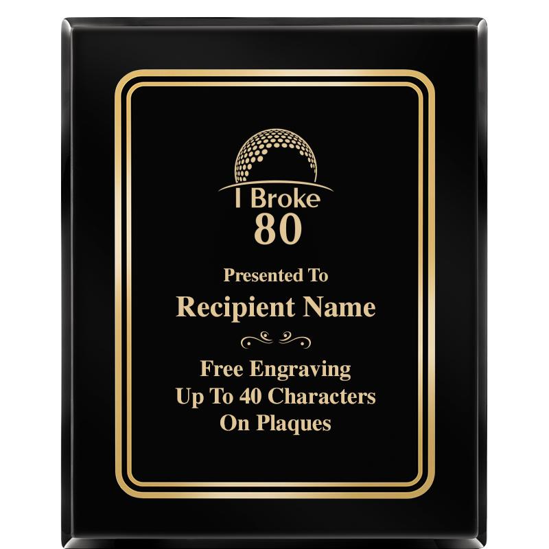 8" X 10" EBONY HERITAGE PLAQUE