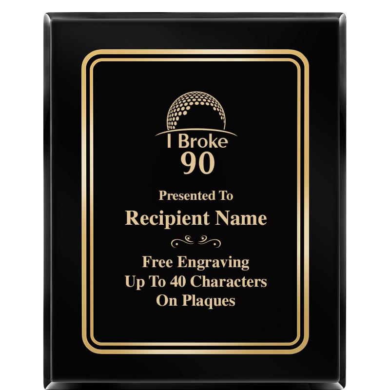 8" X 10" EBONY HERITAGE PLAQUE