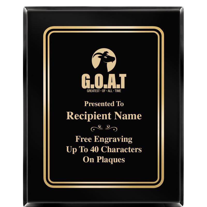 8" X 10" EBONY HERITAGE PLAQUE