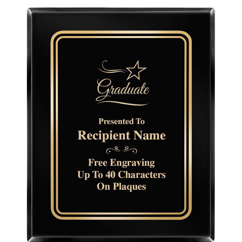 8" X 10" EBONY HERITAGE PLAQUE