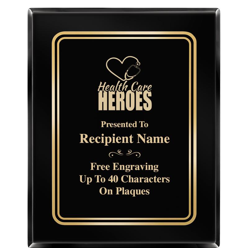 8" X 10" EBONY HERITAGE PLAQUE