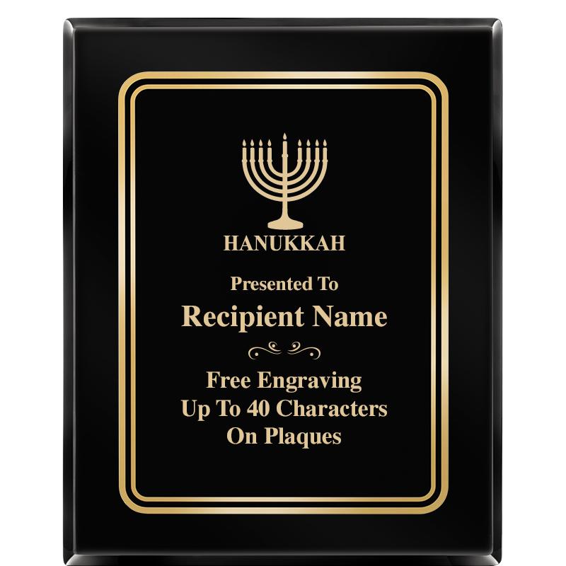 8" X 10" EBONY HERITAGE PLAQUE