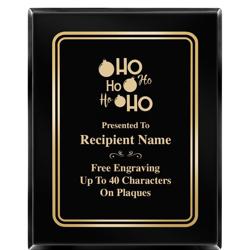 8" X 10" EBONY HERITAGE PLAQUE