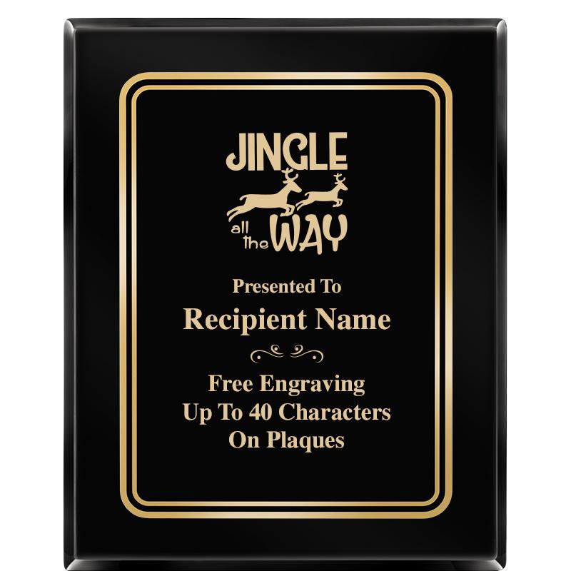 8" X 10" EBONY HERITAGE PLAQUE