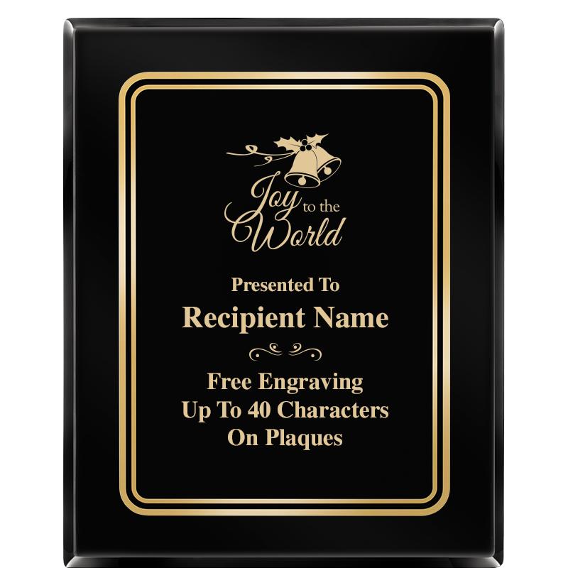 8" X 10" EBONY HERITAGE PLAQUE