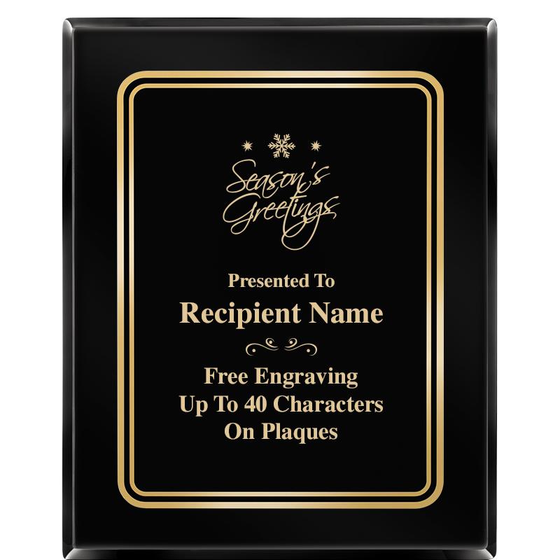 8" X 10" EBONY HERITAGE PLAQUE