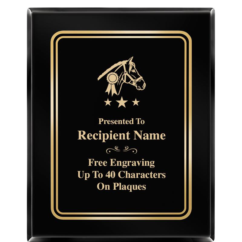 8" X 10" EBONY HERITAGE PLAQUE